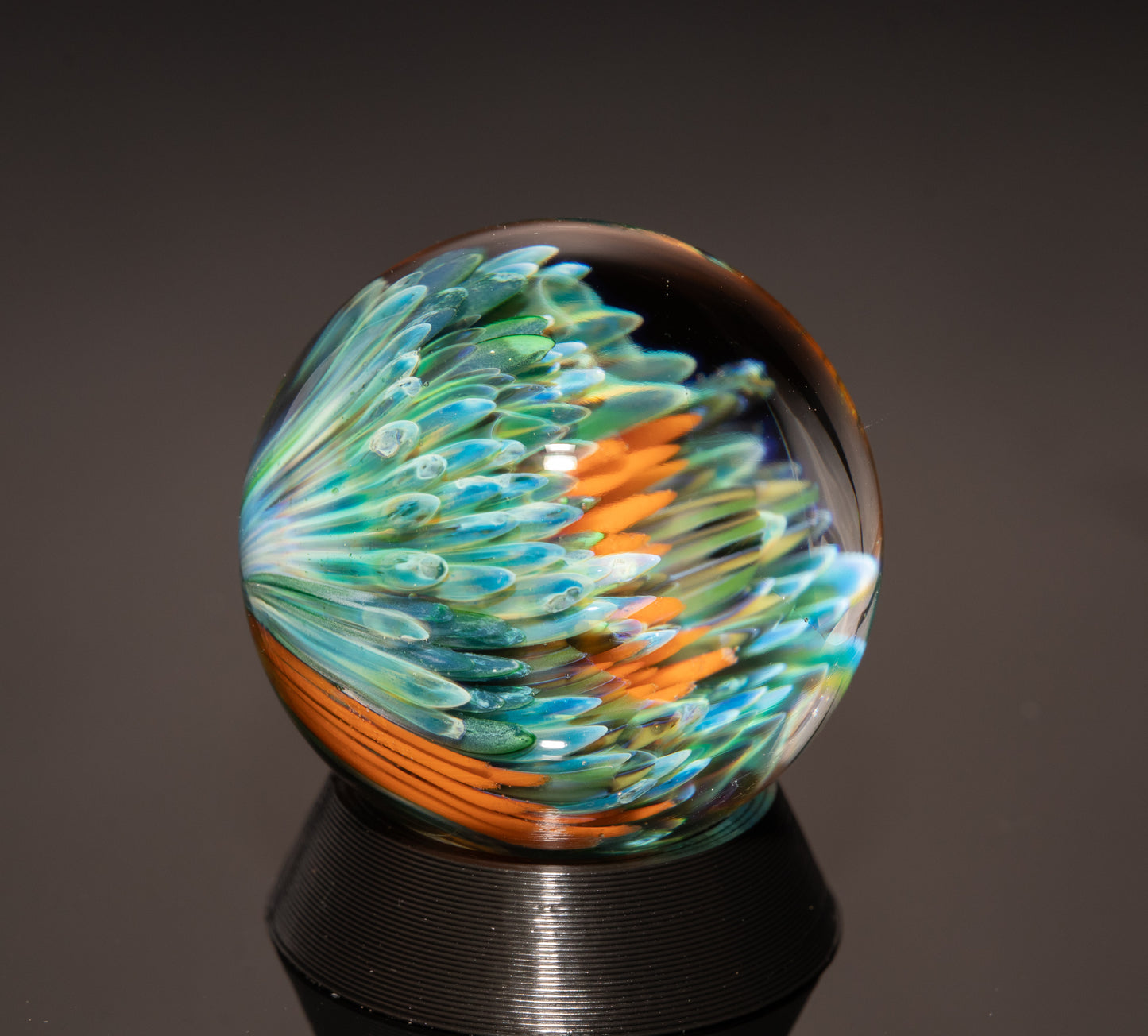 Deep Ocean Glass Marble Set | 4-Piece Handblown Borosilicate Collection