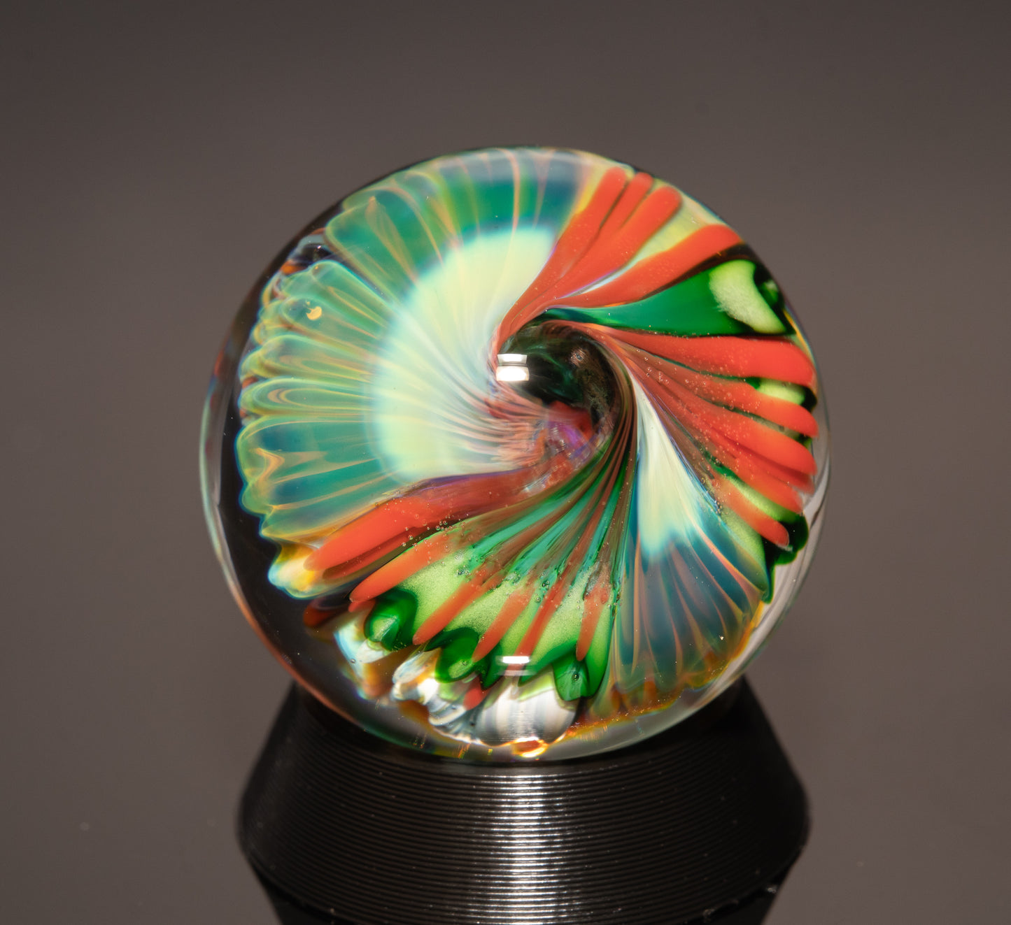 Coral Reef Art Marble Set | 4-Piece Glass Marble & Pillar Collection | Handblown