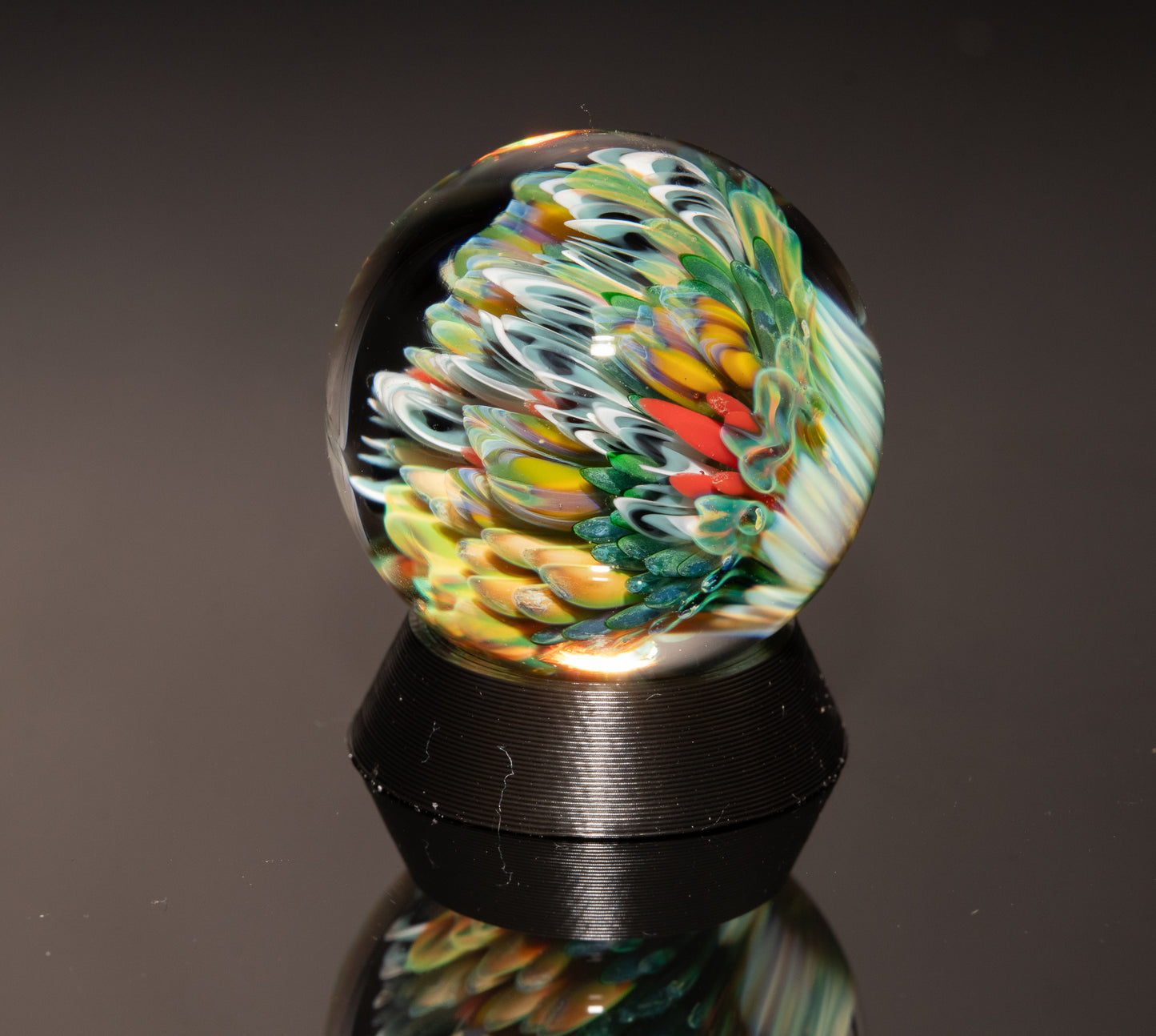 Deep Sea Glass Marble Set | 4-Piece Marble, Pearl & Pillar Collection | Borosilicate Art