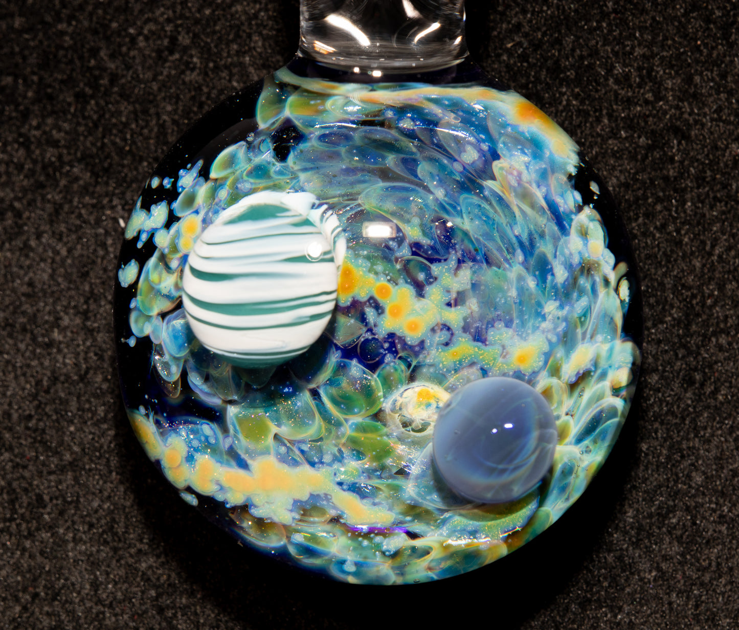 Galaxy Space Pendant | Cosmic Glass Jewelry | Handmade Celestial Necklace | NASA-Inspired Art Gift | Unique Glass Pendants