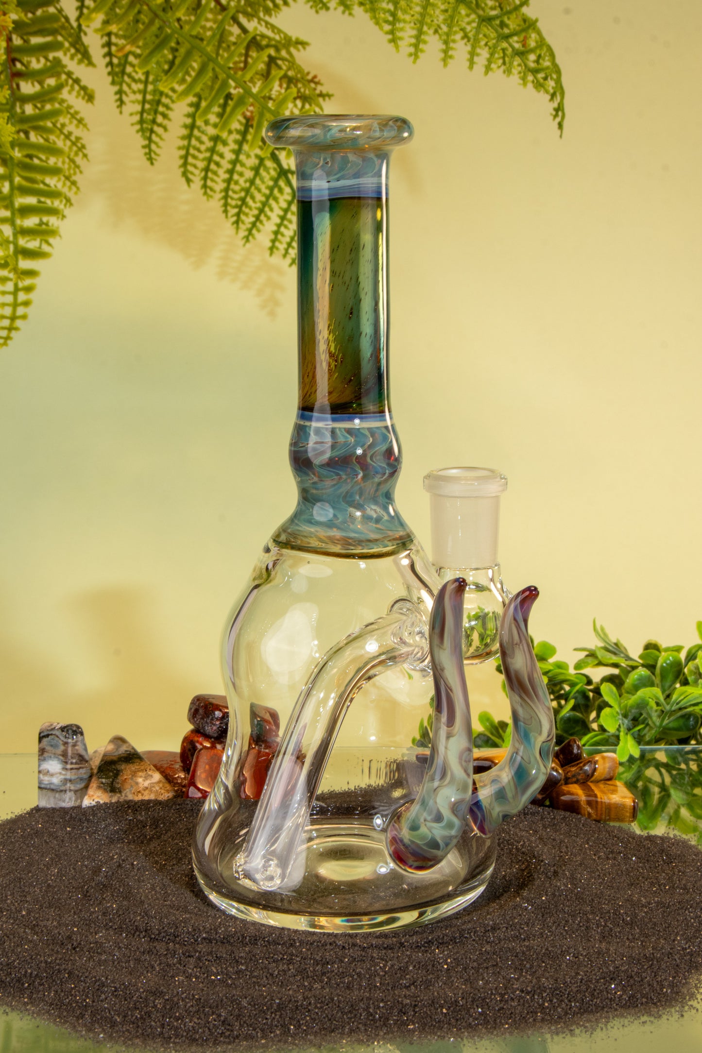 14mm Gold and Silver Fumed Rig