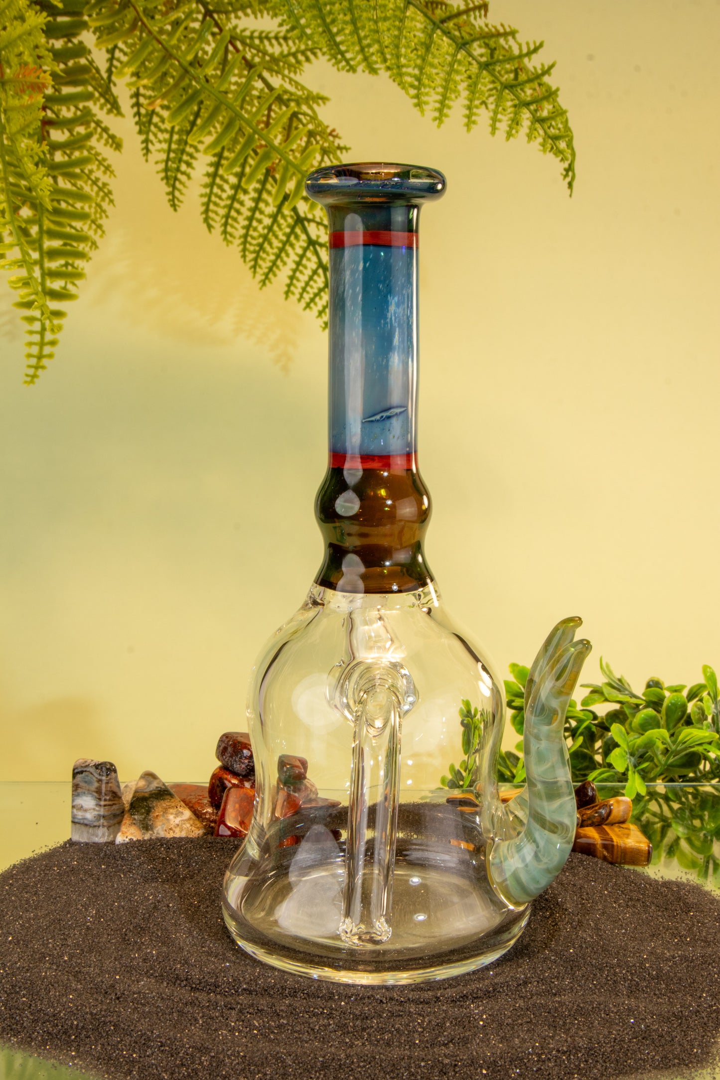 14mm Gold and Silver Fumed Colored Rig