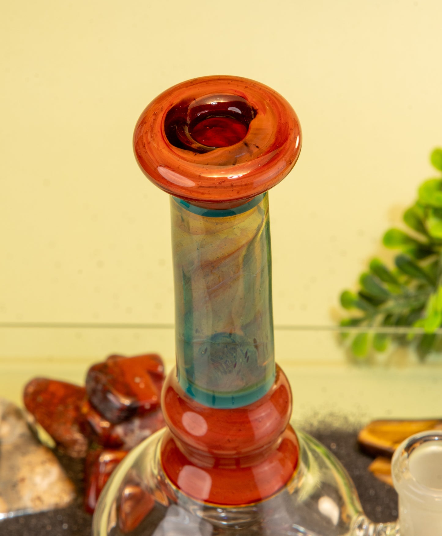 14mm Cherry Brandy Colored Rig