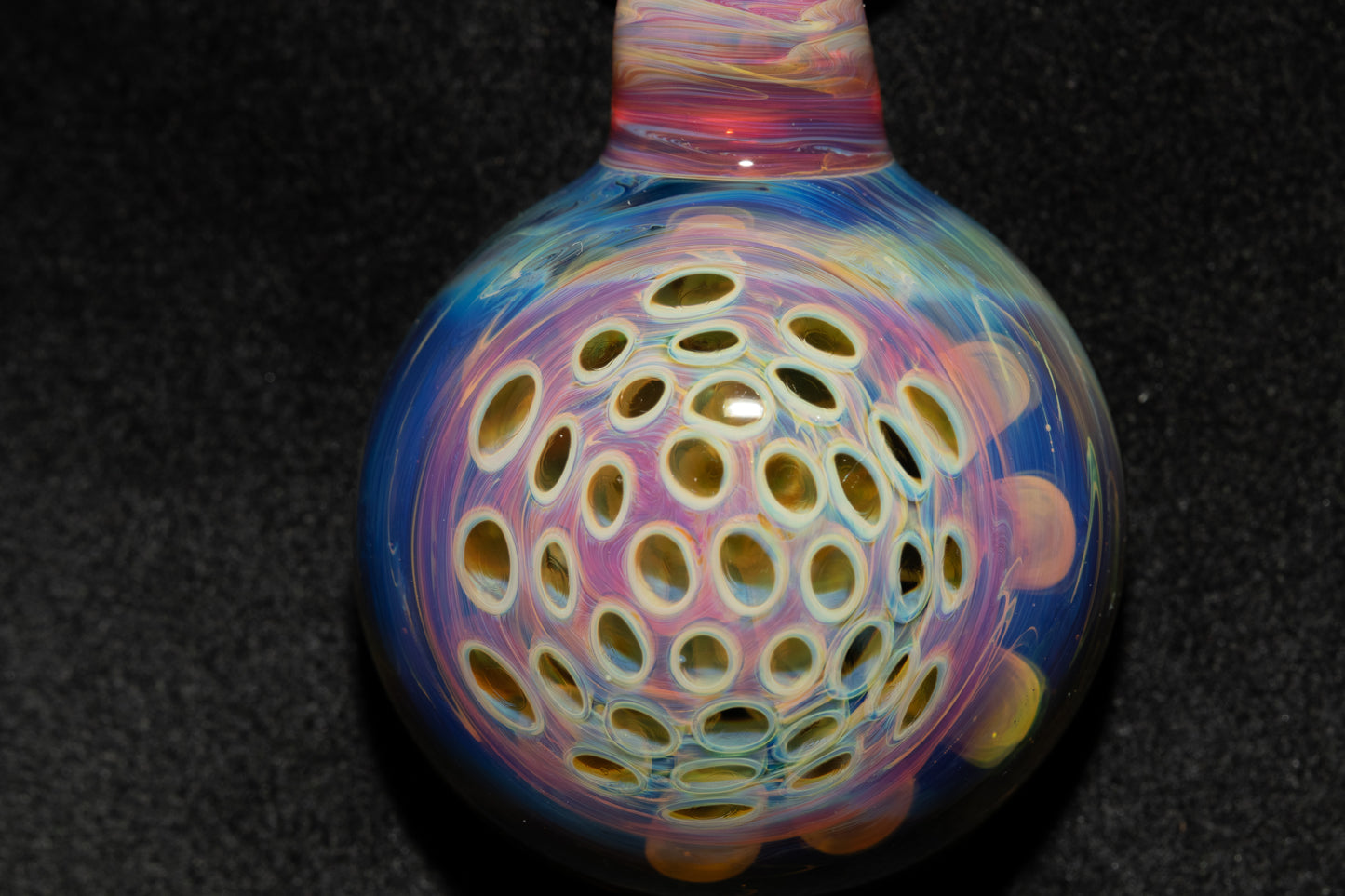 Lotus Pod Glass Pendant | Handcrafted Necklace | Awakening & Renewal Jewelry | Unique Artisan Gift