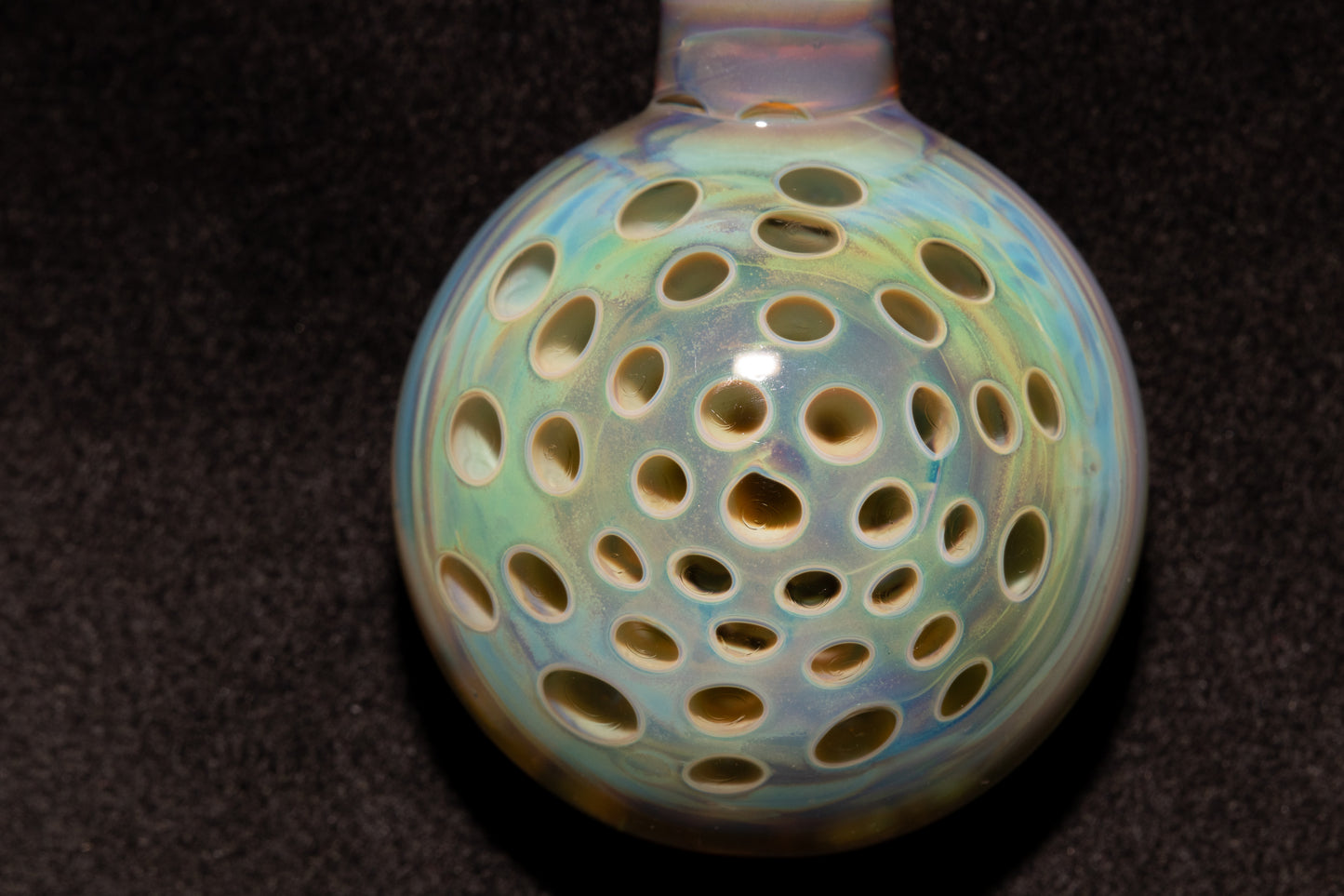 Glass Lotus Pod Pendant | Handmade Jewelry | Symbol of Transformation & Awakening | Artisan Glass Necklace Gift