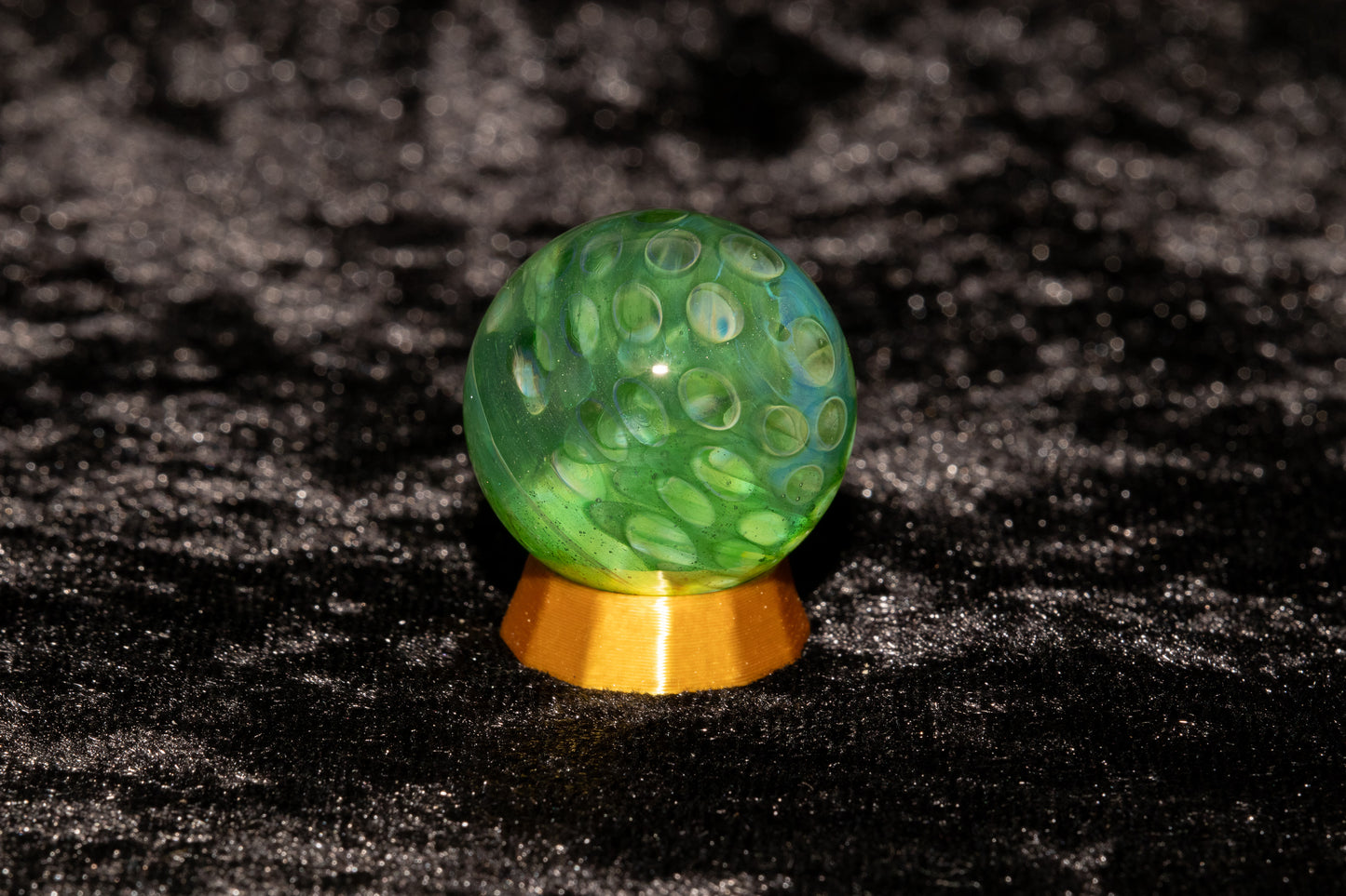 Lotus Pod Glass Marble Set | 25mm Glass Marbles | Handblown Borosilicate Glass | Collectible Functional