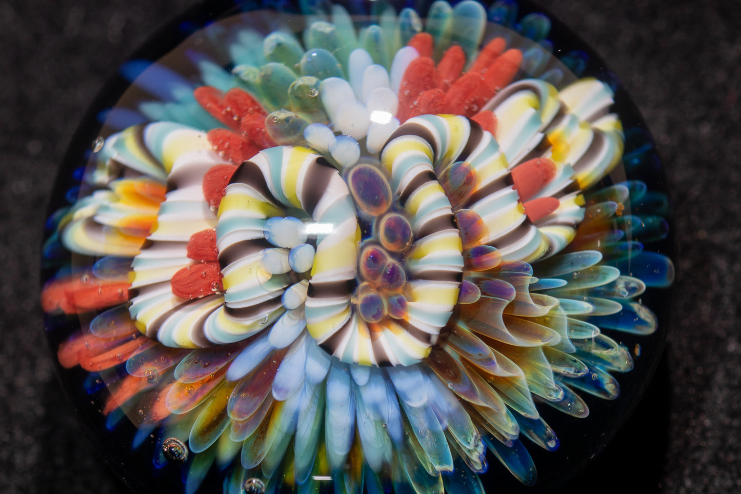 Coral Reef Pendant | Borosilicate Glass Ocean Jewelry | Beach Accessories | Sea Glass Necklace