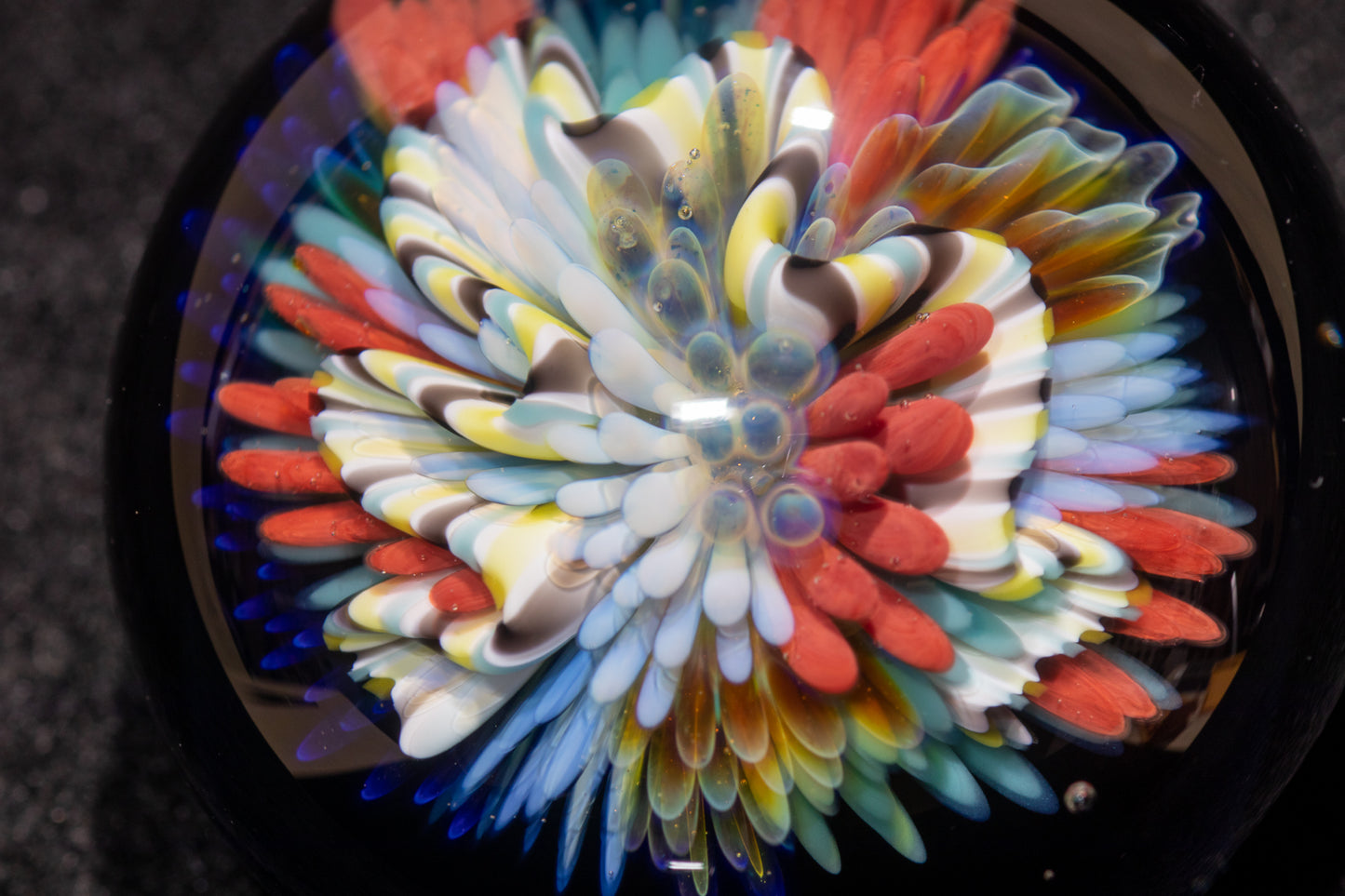 Coral Reef Pendant | Borosilicate Glass Ocean Jewelry | Beach Accessories | Sea Glass Necklace