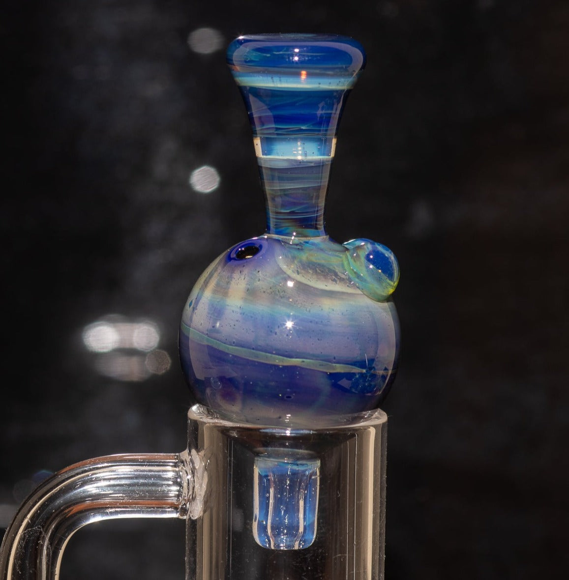 Heady Glass Top | 20-25mm Quartz Fit | Heady Bubble Cap | Functional Glass Piece