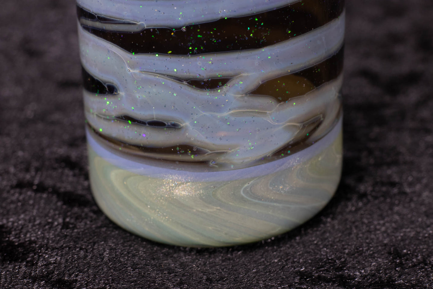 Polar Opposites Shot Glass | Heady Opal Barware | Liqueur Cordial Glass | After Dinner Drink Set | Handmade Blown Shot glass