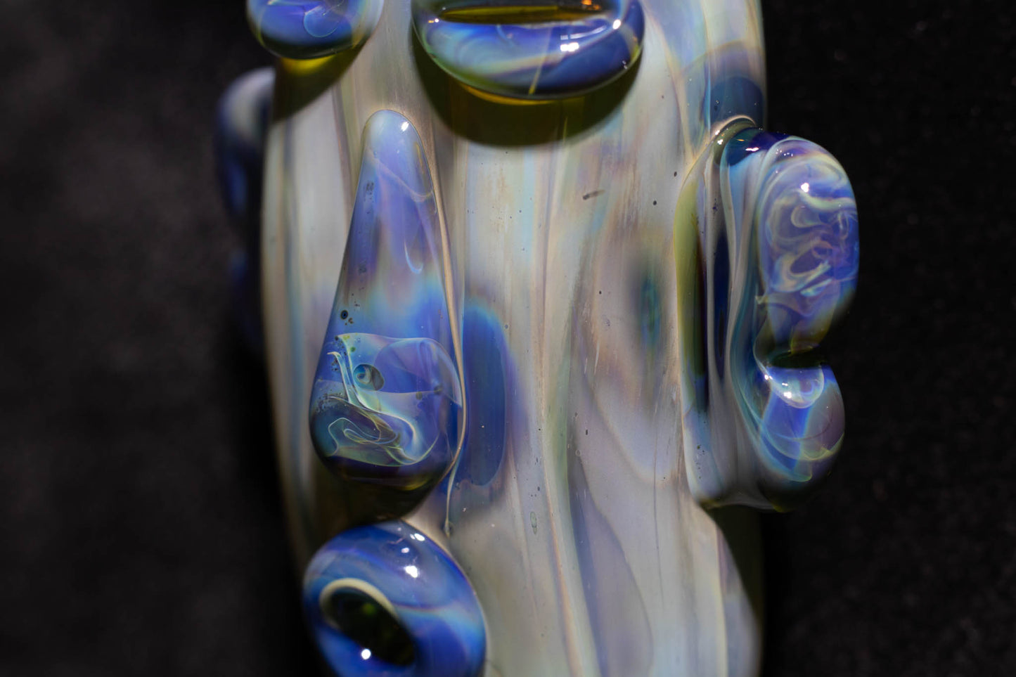 Glass Tiki Pendant | Sculpted Head Necklace | Heady Tiki Jewelry | Cult of Tiki Easter | Borosilicate Island Accessories