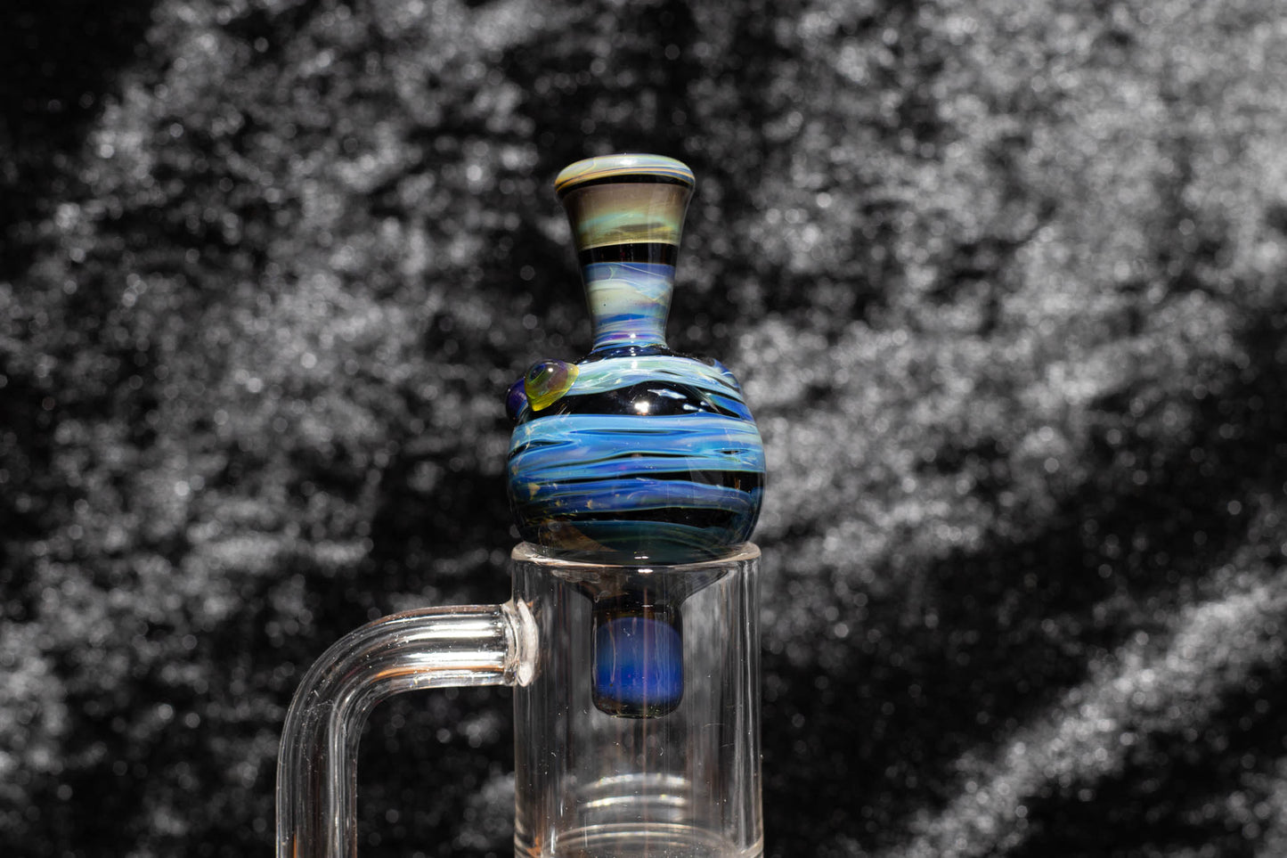 Heady Glass Top | 20-25mm Quartz Fit | Heady Bubble Cap | Functional Glass Piece