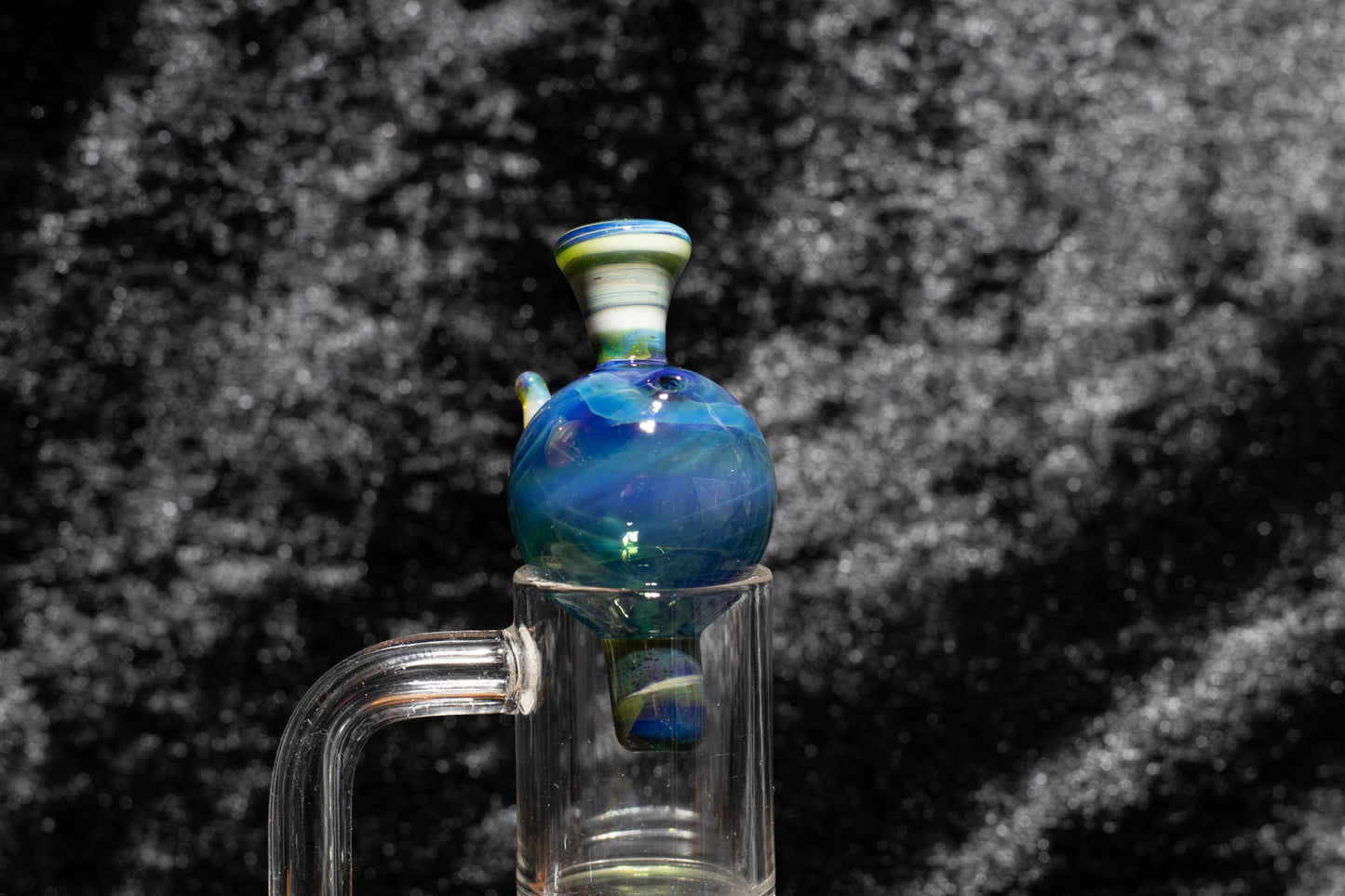 Heady Glass Top | 20-25mm Quartz Fit | Heady Bubble Cap | Functional Glass Piece