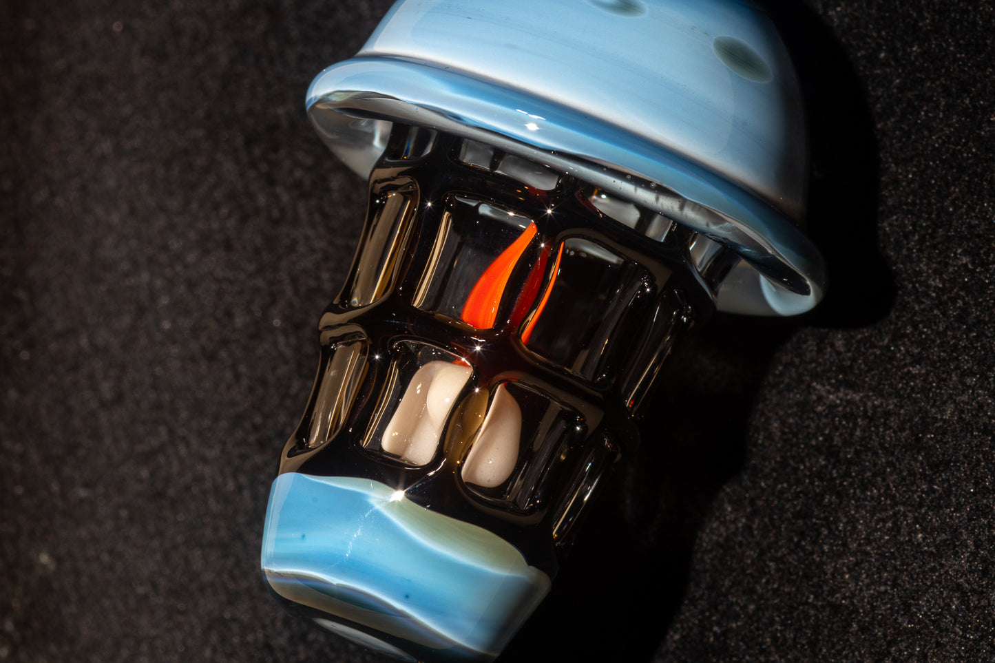 Ship Lantern Glass Pendant | Handmade Victorian Street Lamp | Glass Candle Necklace Old Antique style Jewelry | Sculpted Art Flame Pendants