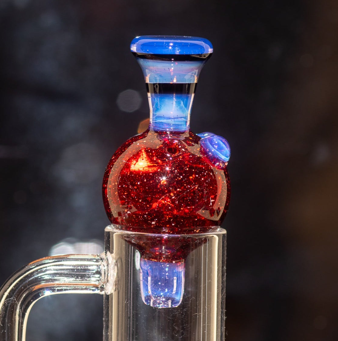 Heady Glass Top | 20-25mm Quartz Fit | Heady Bubble Cap | Functional Glass Piece