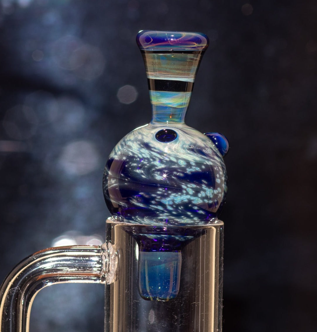 Heady Glass Top | 20-25mm Quartz Fit | Heady Bubble Cap | Functional Glass Piece