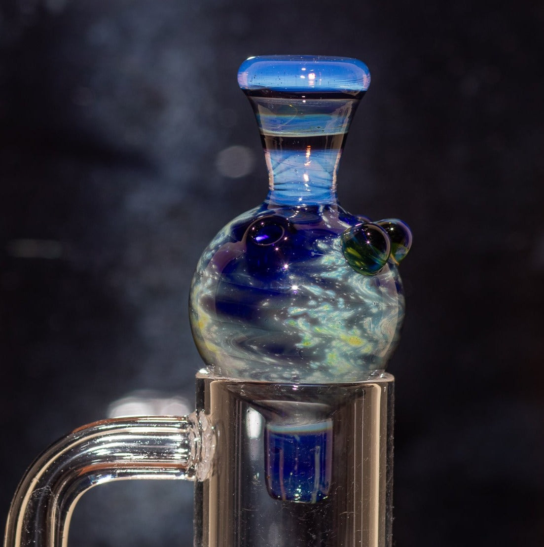 Heady Glass Top | 20-25mm Quartz Fit | Heady Bubble Cap | Functional Glass Piece