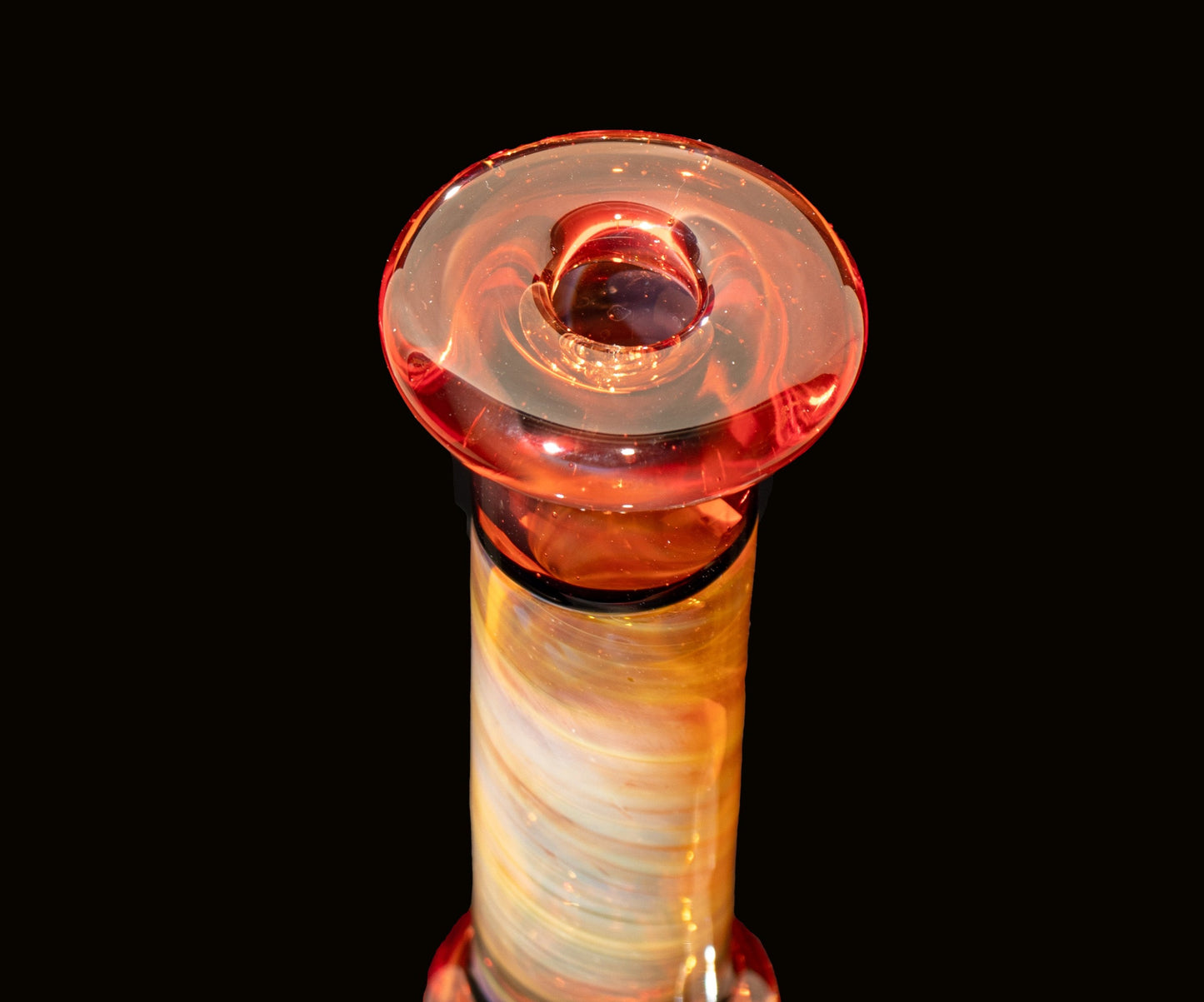 14mm Amber Purple Colored Rig