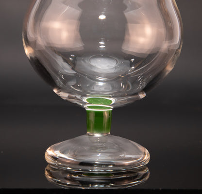 Luxury Whisky Glass | Handmade Brandy Snifter | Double Shot Cognac Goblet | Handblown Artisan Barware