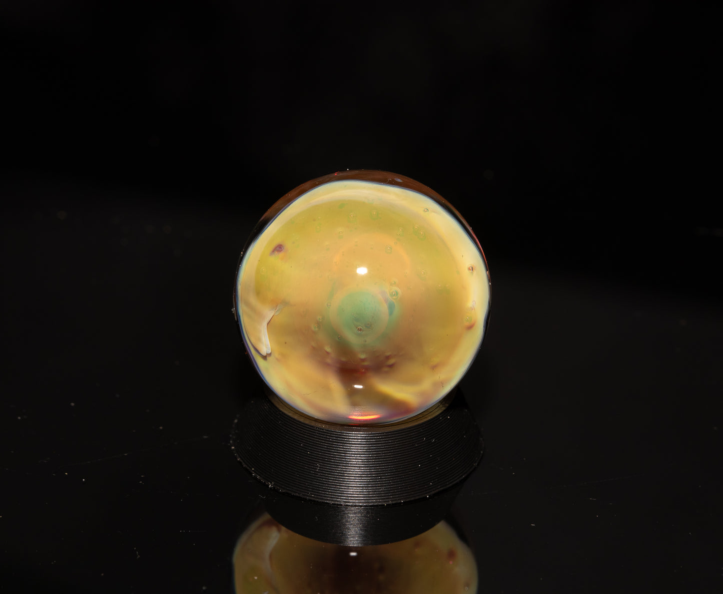 Mushroom Glass Marble Set | 25mm Glass Marbles | Handblown Borosilicate Glass | Collectible Functional Glass