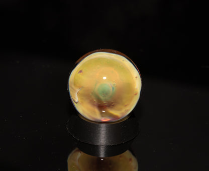 Mushroom Glass Marble Set | 25mm Glass Marbles | Handblown Borosilicate Glass | Collectible Functional Glass