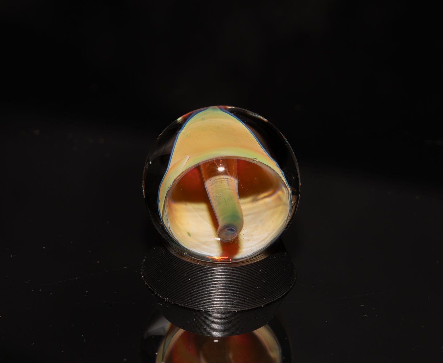 Mushroom Glass Marble Set | 25mm Glass Marbles | Handblown Borosilicate Glass | Collectible Functional Glass