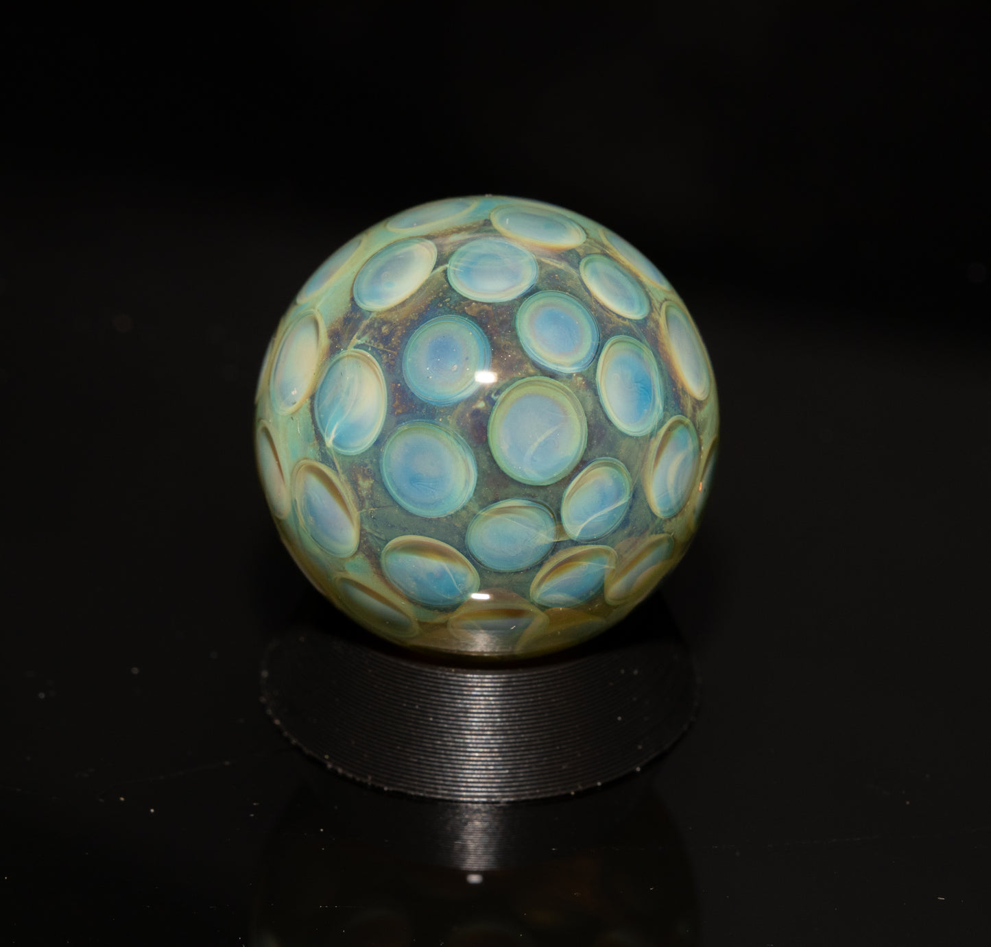 Lotus Pod Glass Marble Set | 25mm Glass Marbles | Handblown Borosilicate Glass | Collectible Functional