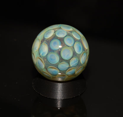 Lotus Pod Glass Marble Set | 25mm Glass Marbles | Handblown Borosilicate Glass | Collectible Functional