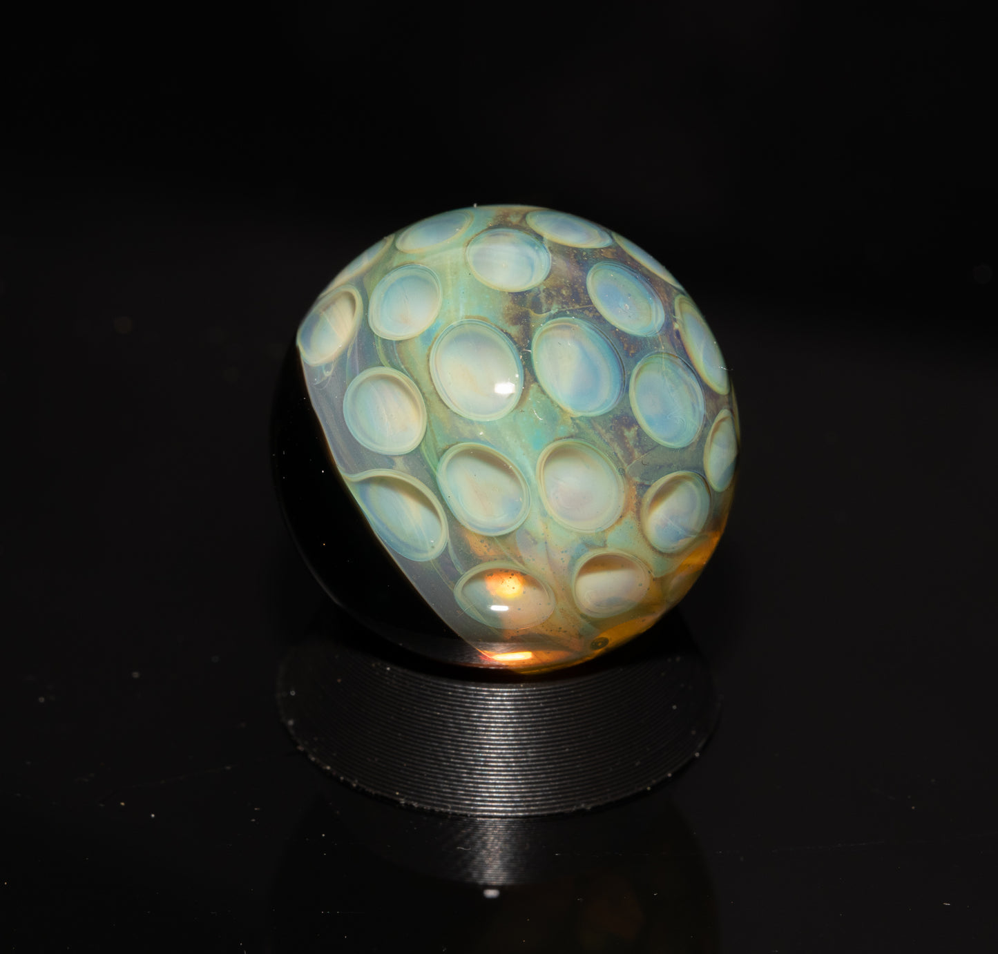 Lotus Pod Glass Marble Set | 25mm Glass Marbles | Handblown Borosilicate Glass | Collectible Functional