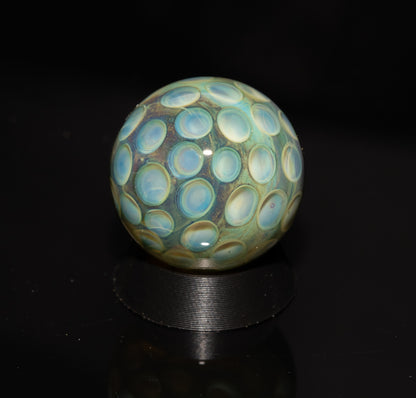 Lotus Pod Glass Marble Set | 25mm Glass Marbles | Handblown Borosilicate Glass | Collectible Functional