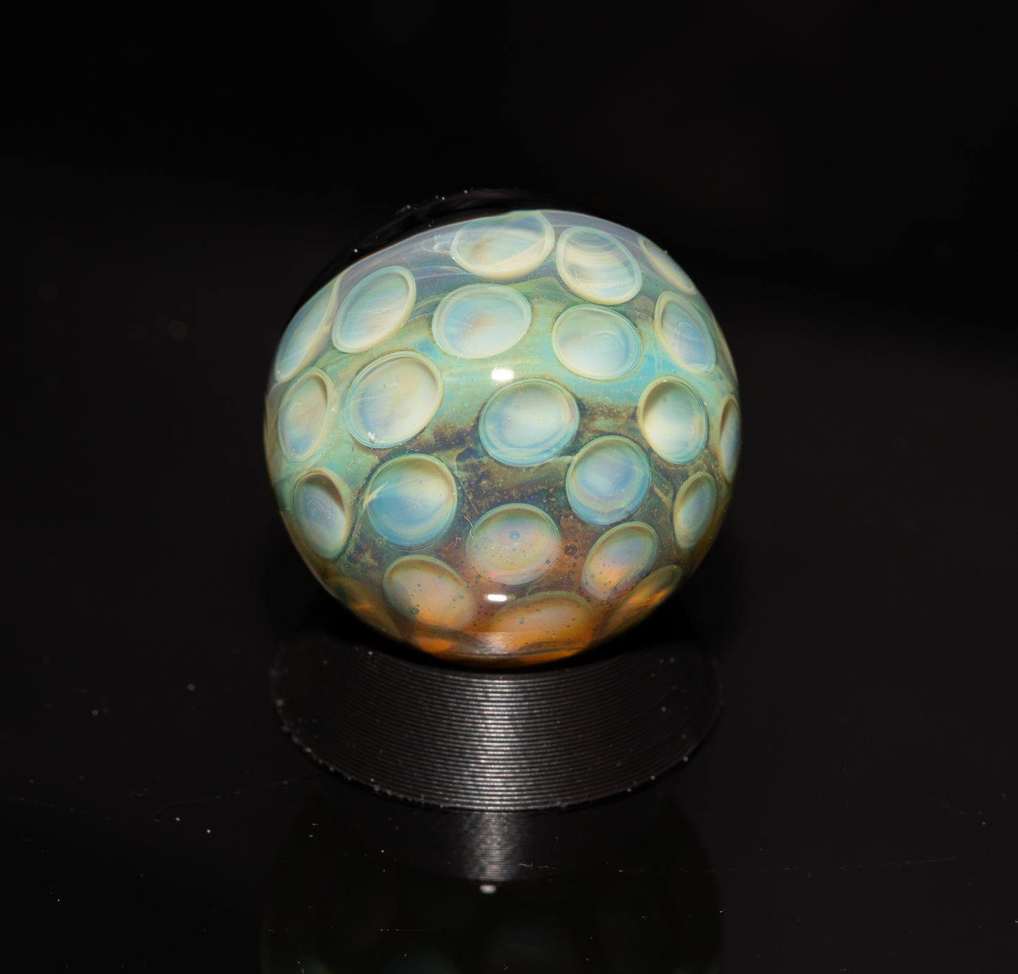 Lotus Pod Glass Marble Set | 25mm Glass Marbles | Handblown Borosilicate Glass | Collectible Functional