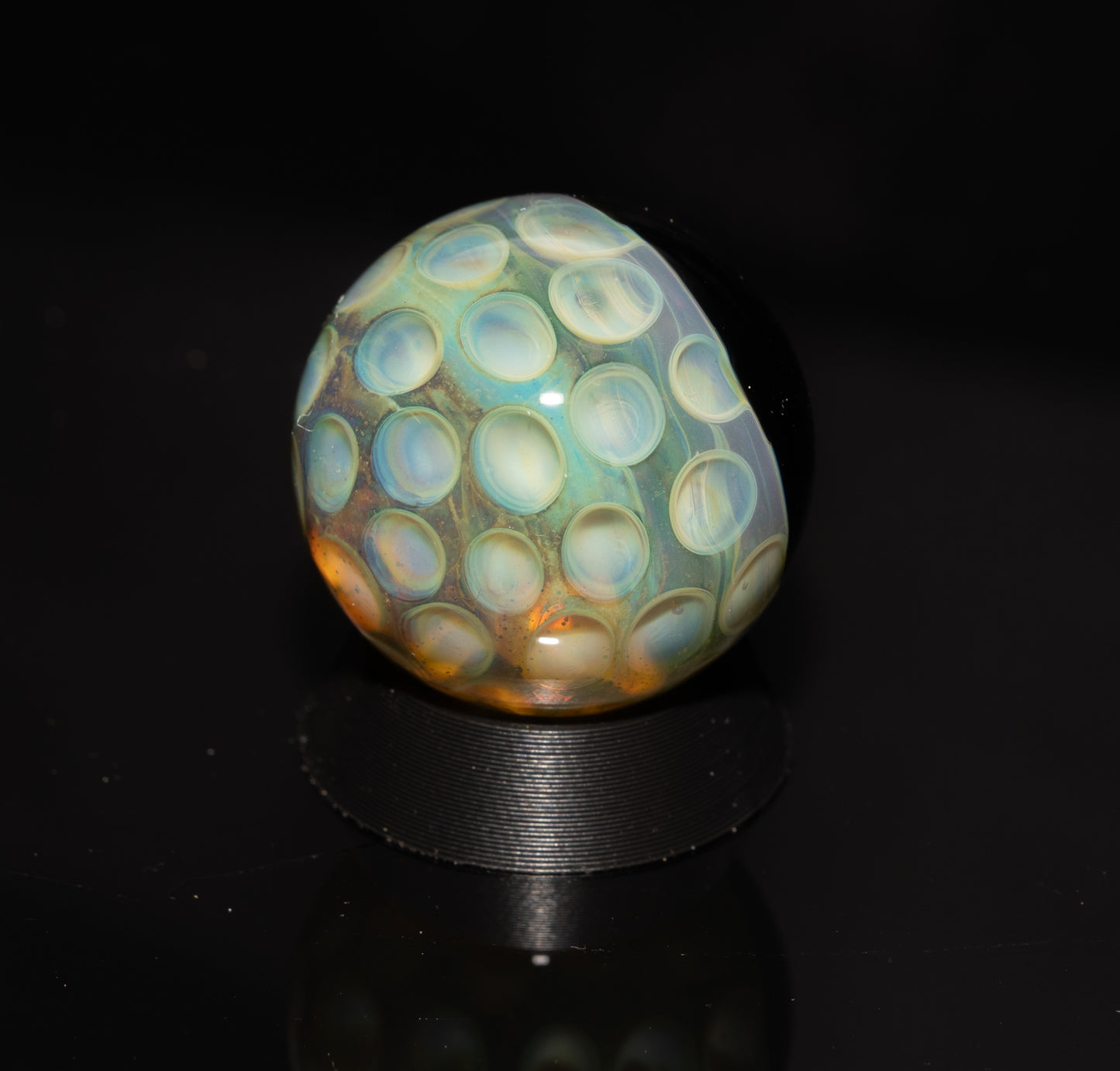 Lotus Pod Glass Marble Set | 25mm Glass Marbles | Handblown Borosilicate Glass | Collectible Functional
