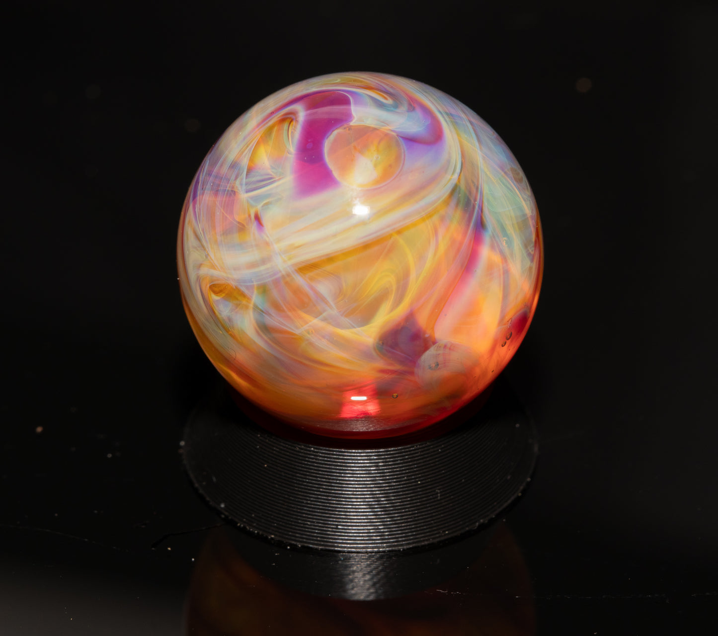 Matching Solid Color Marble Set | 25mm Glass Marbles | Handblown Borosilicate Glass | Collectible Functional Glass