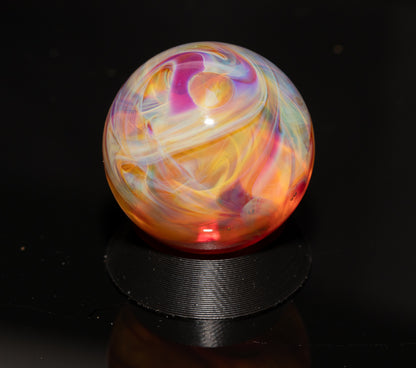 Matching Solid Color Marble Set | 25mm Glass Marbles | Handblown Borosilicate Glass | Collectible Functional Glass