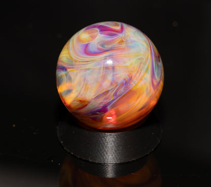 Matching Solid Color Marble Set | 25mm Glass Marbles | Handblown Borosilicate Glass | Collectible Functional Glass