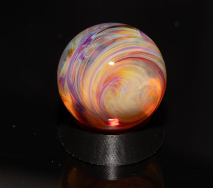 Matching Solid Color Marble Set | 25mm Glass Marbles | Handblown Borosilicate Glass | Collectible Functional Glass