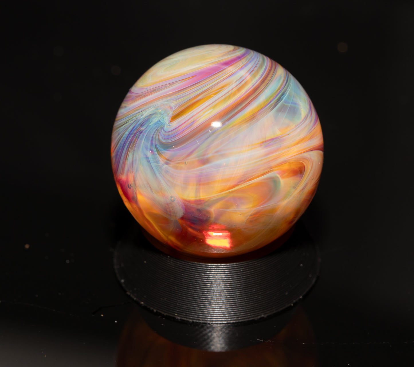 Matching Solid Color Marble Set | 25mm Glass Marbles | Handblown Borosilicate Glass | Collectible Functional Glass