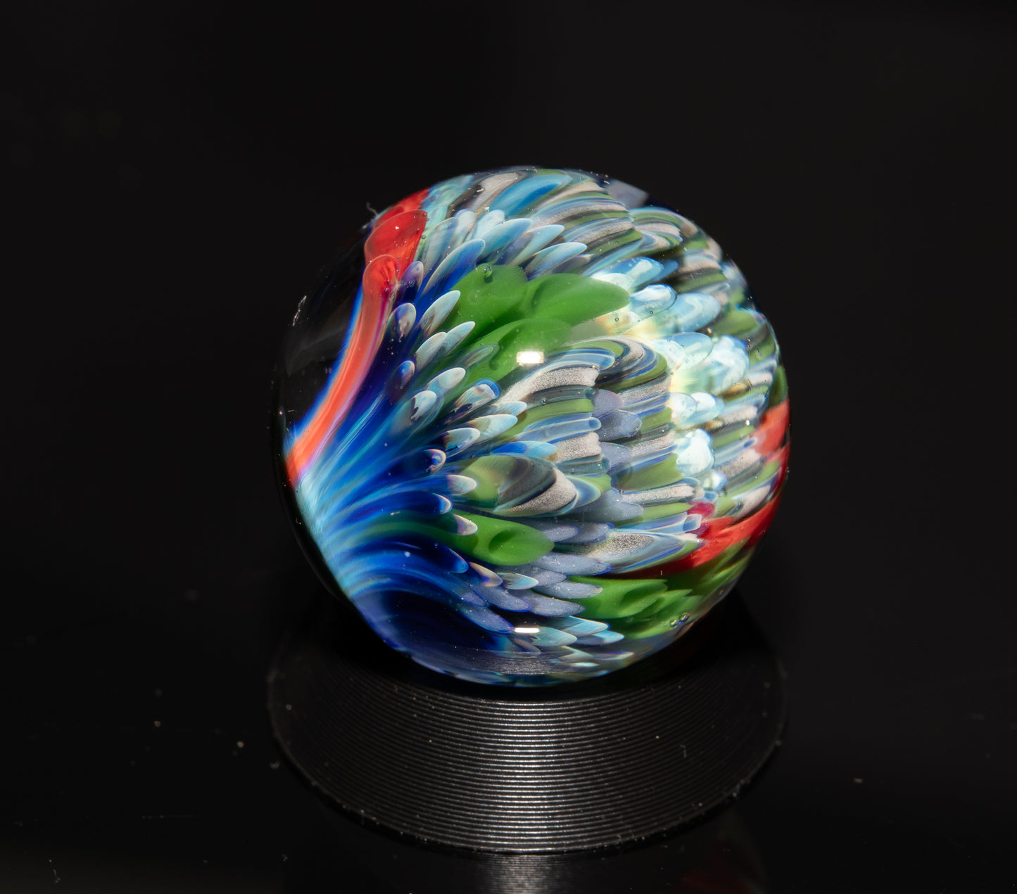 Coral Reef Glass Marble Set | 25mm Glass Marbles | Handblown Borosilicate Glass | Collectible Functional Glass