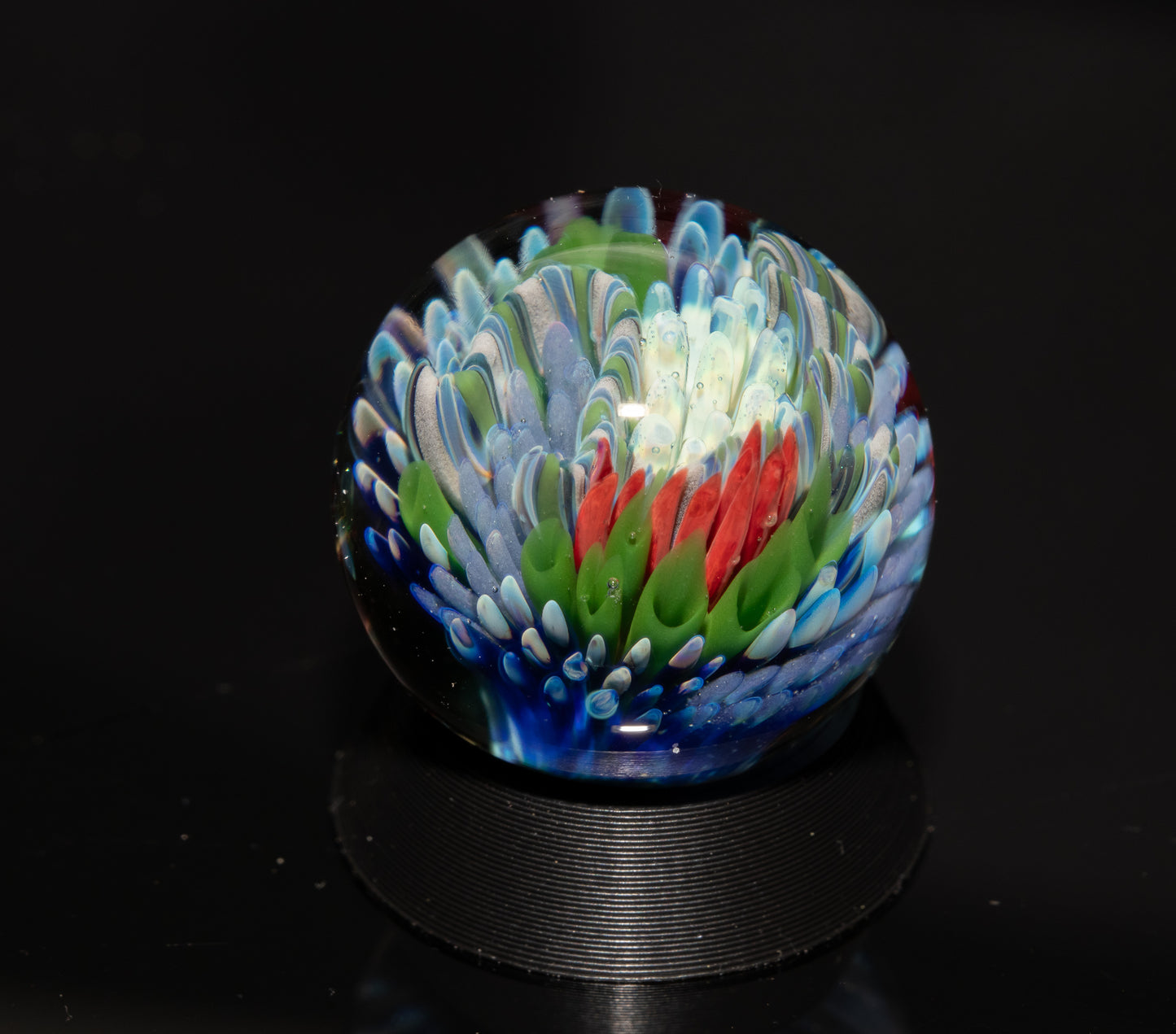 Coral Reef Glass Marble Set | 25mm Glass Marbles | Handblown Borosilicate Glass | Collectible Functional Glass
