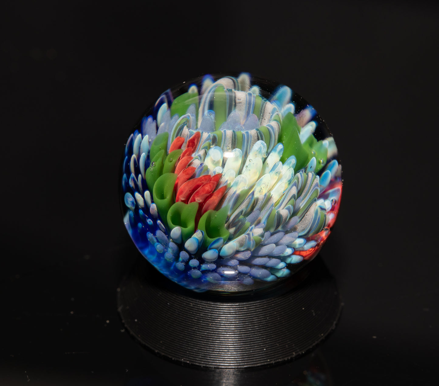 Coral Reef Glass Marble Set | 25mm Glass Marbles | Handblown Borosilicate Glass | Collectible Functional Glass