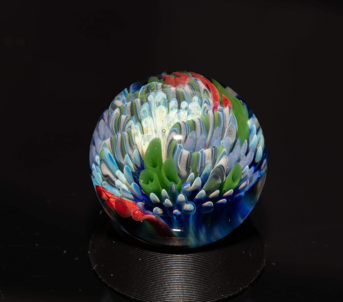 Coral Reef Glass Marble Set | 25mm Glass Marbles | Handblown Borosilicate Glass | Collectible Functional Glass