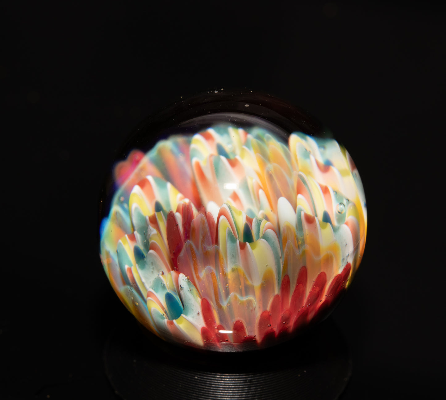 Coral Reef Glass Marble Set | 25mm Glass Marbles | Handblown Borosilicate Glass | Collectible Functional Glass