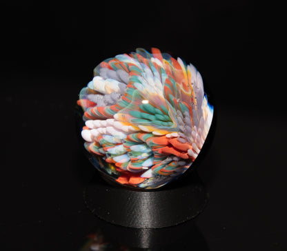 Coral Reef Glass Marble Set | 25mm Glass Marbles | Handblown Borosilicate Glass | Collectible Functional Glass