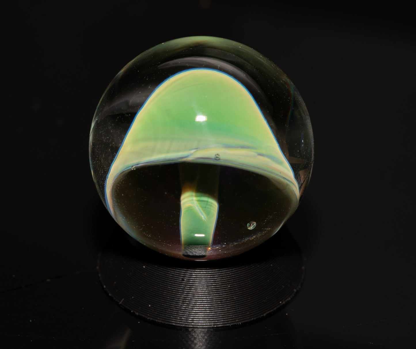 Mushroom Glass Marble Set | 25mm Glass Marbles | Handblown Borosilicate Glass | Collectible Functional Glass