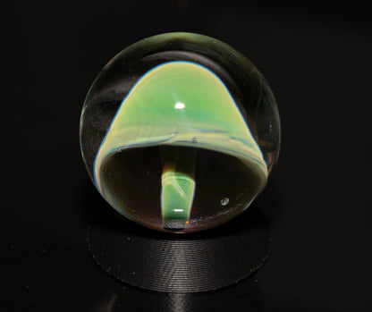 Mushroom Glass Marble Set | 25mm Glass Marbles | Handblown Borosilicate Glass | Collectible Functional Glass