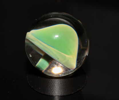 Mushroom Glass Marble Set | 25mm Glass Marbles | Handblown Borosilicate Glass | Collectible Functional Glass
