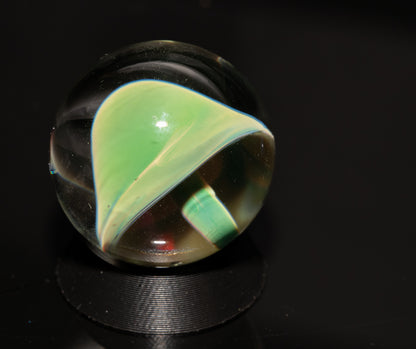 Mushroom Glass Marble Set | 25mm Glass Marbles | Handblown Borosilicate Glass | Collectible Functional Glass