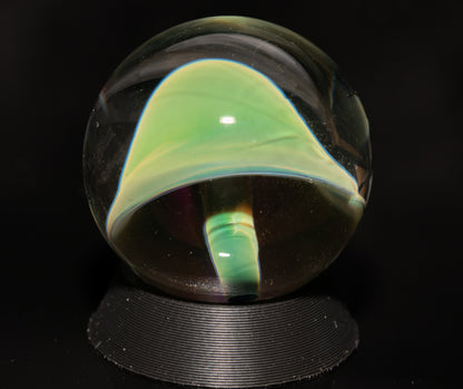 Mushroom Glass Marble Set | 25mm Glass Marbles | Handblown Borosilicate Glass | Collectible Functional Glass