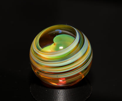 Matching Solid Color Marble Set | 25mm Glass Marbles | Handblown Borosilicate Glass | Collectible Functional Glass