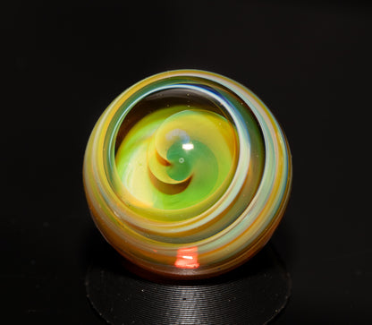 Matching Solid Color Marble Set | 25mm Glass Marbles | Handblown Borosilicate Glass | Collectible Functional Glass